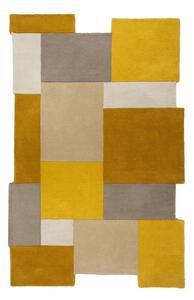 Žuto-bež vuneni tepih Flair Rugs Collage, 150 x 240 cm