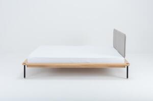 Black Friday - Bračni krevet od hrastovog drveta Gazzda Fina Nero, 140 x 200 cm