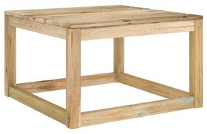 VidaXL Vrtni stol od paleta 60x60x36,5 cm zelena impregnirana borovina