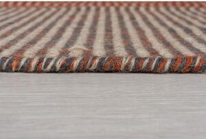 Narančasta vunena staza Flair Rugs Anu, 60 x 200 cm