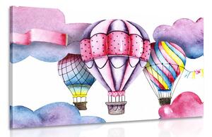 Slika akvarelni balončići