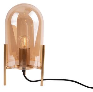 Staklena stolna svjetiljka u zlatnoj boji Leitmotiv stakleno zvono
