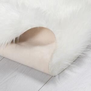 Bijeli okrugli tepih Flair Rugs Sheepskin, ⌀ 120 cm