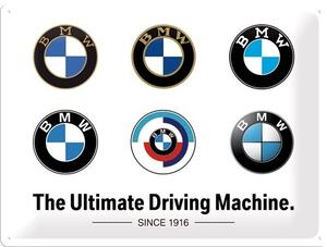 Metalni znak BMW - Logo Evolution