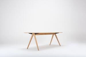 Blagovaonski stol od hrastovog drveta Gazzda Ava, 220 x 90 cm