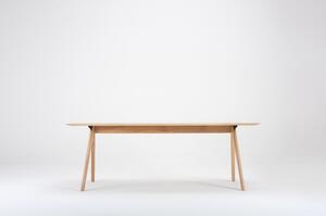 Blagovaonski stol od hrastovog drveta Gazzda Ava, 220 x 90 cm