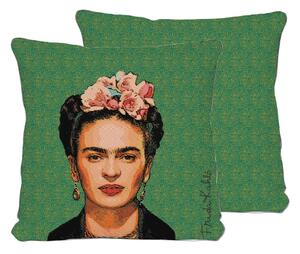 Zeleni jastuk Madre Selva Frida, 45 x 45 cm