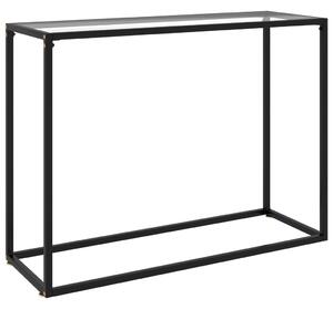 VidaXL Konzolni stol prozirni 100 x 35 x 75 cm od kaljenog stakla