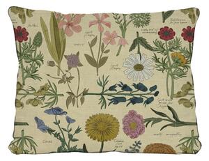 Bež jastuk s motivima cvijeća Surdic Flowers, 50 x 35 cm