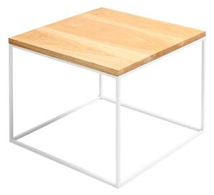 Pomoćni stol s bijelom konstrukcijom Custom Form Tensio, 50 x 50 cm