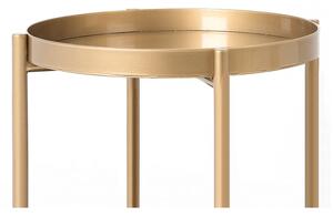 Stolić u zlatnoj boji CustomForm Hanna, Ø 40 cm