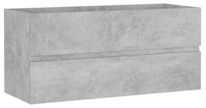VidaXL Ormarić za umivaonik siva boja betona 100x38,5x45 cm od iverice