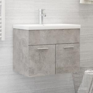 VidaXL Ormarić za umivaonik sivi boja betona 60x38,5x46 cm od iverice