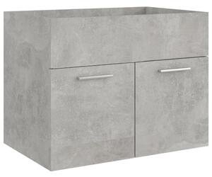VidaXL Ormarić za umivaonik sivi boja betona 60x38,5x46 cm od iverice