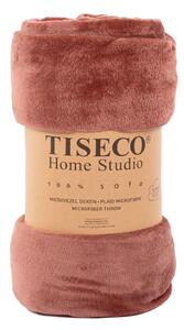 Ružičasta mikro plišana deka Tiseco Home Studio, 220 x 240 cm