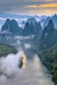Umjetnička fotografija Li River, Hua Zhu, (26.7 x 40 cm)
