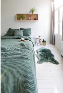 Siva pamučna deka Tiseco Home Studio vafli, 130 x 170 cm