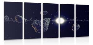 5-dijelna slika meteoriti