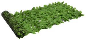 VidaXL Balkonski zastor sa zelenim lišćem 300 x 75 cm