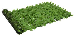 VidaXL Balkonski zastor sa zelenim lišćem 300 x 100 cm