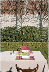 Bež-ružičasti pamučni stolnjak Tiseco Home Studio, 250 x 150 cm