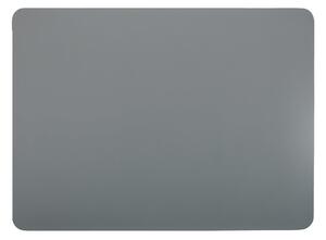 Siva prostirka s imitacijom kože ZicZacTogo, 33 x 45 cm