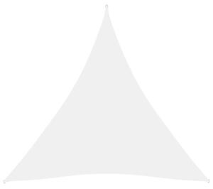 VidaXL Jedro protiv sunca od tkanine Oxford trokutasto 5x5x5 m bijelo