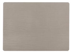 Sivo-bež prostirka izrađena od reciklirane kože ZicZac Titane, 33 x 45 cm