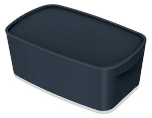 Siva kutija za pohranu s poklopcem 32x19x13 cm MyBox – Leitz