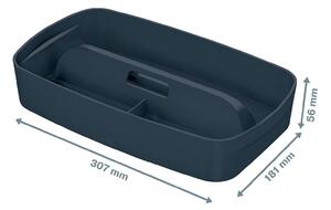 Siva kutija za pohranu s poklopcem 32x19x13 cm MyBox – Leitz