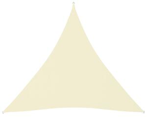 VidaXL Jedro protiv sunca od tkanine Oxford trokutasto 4x4x4 m krem