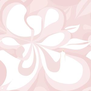 Samoljepljiva tapeta ženska apstrakcija u ružičastom tonu