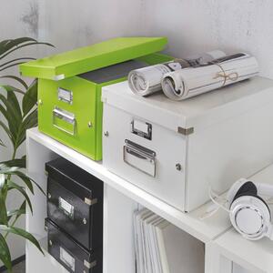 Zelena kartonska kutija za pohranu s poklopcem 28x37x20 cm Click&Store – Leitz