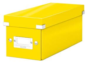 Žuta kutija za pohranu s poklopcem Leitz CD Disc, duljina 35 cm