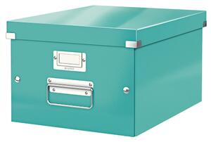 Zelena/tirkizna kartonska kutija za pohranu s poklopcem 28x37x20 cm Click&Store – Leitz