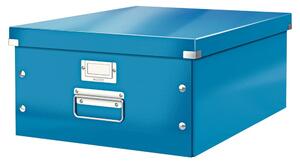 Plava kartonska kutija za pohranu s poklopcem 37x48x20 cm Click&Store – Leitz