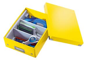 Žuta kutija s organizatorom Leitz Click&Store, duljina 28 cm