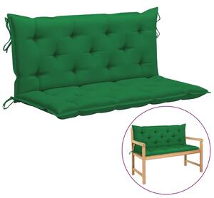 VidaXL Jastuk za ljuljačku zeleni 120 cm od tkanine