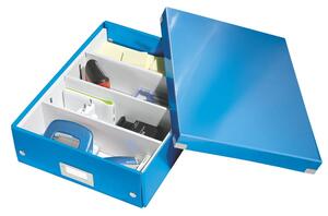 Plava kutija s organizatorom Leitz Click&Store, duljina 37 cm