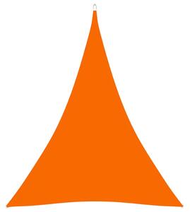 VidaXL Jedro protiv sunca od tkanine trokutasto 4 x 5 x 5 m narančasto