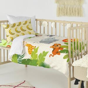 Dječja pamučna posteljina na jednom krevetu Fox Wild, 100 x 120 cm