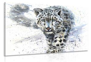 Slika nacrtani leopard