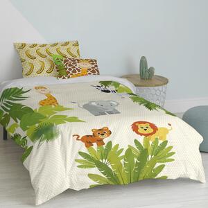 Dječja pamučna posteljina na jednom krevetu Fox Wild, 140 x 200 cm