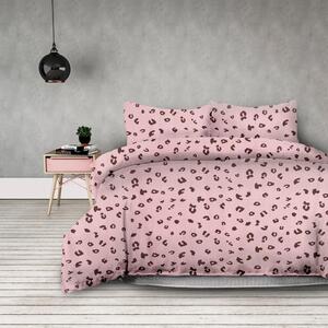 Pamučna posteljina amelehome ružičasta ružičasta, 135 x 200 cm