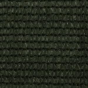 VidaXL Balkonski zastor tamnozeleni 120 x 600 cm HDPE