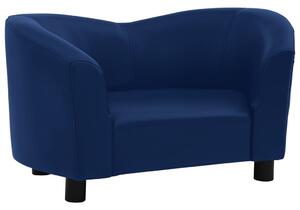 VidaXL Sofa za pse plava 67 x 41 x 39 cm od umjetne kože