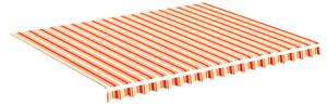 VidaXL Zamjenska tkanina za tendu žuto-narančasta 4,5 x 3,5 m