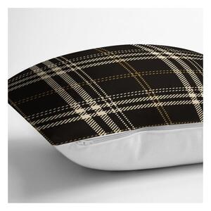 Crno-bež ukrasna navlaka za jastuk Minimalist Cushion Covers Flannel, 45 x 45 cm