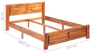 Okvir za krevet od masivnog bagremovog drva 140 x 200 cm