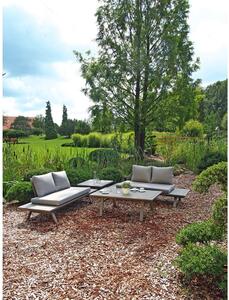 Garnitura vrtnog namještaja u sivoj boji s aluminijskom konstrukcijom Garden Pleasure Celia